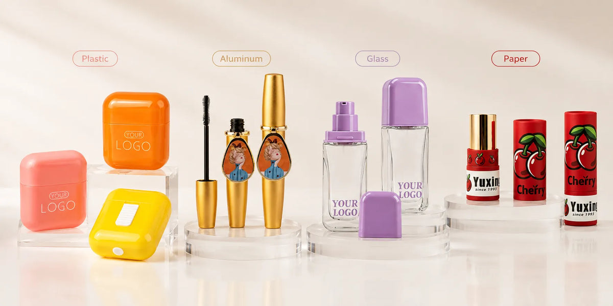 How to Choose Between Plastic, Aluminum, Glass, and Paper in Color Cosmetic Packaging