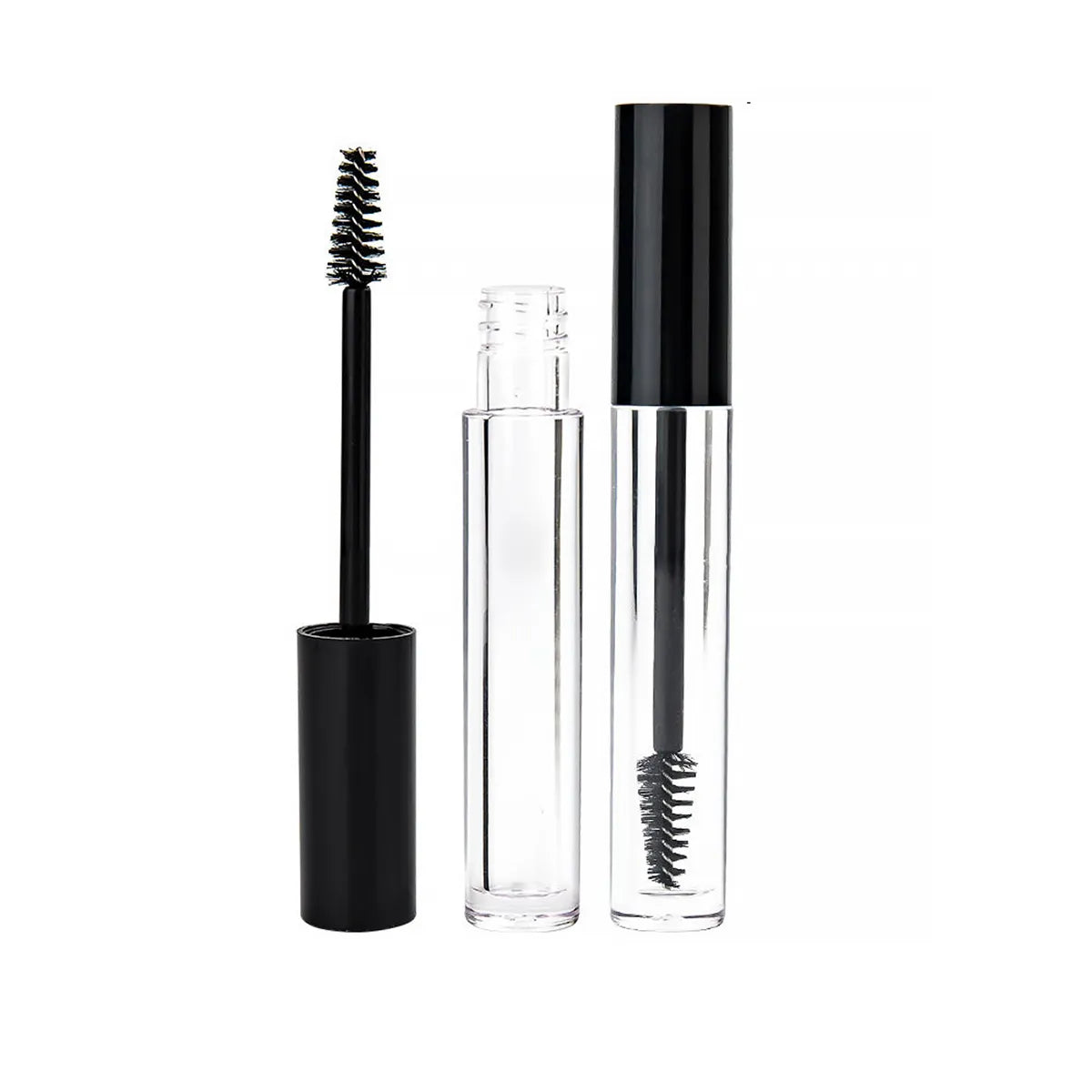 Kaiya empty clear mascara bottle for transparent mascara packaging