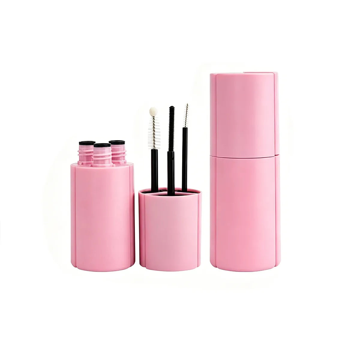 Kaiya empty mascara container with multiple applicator options