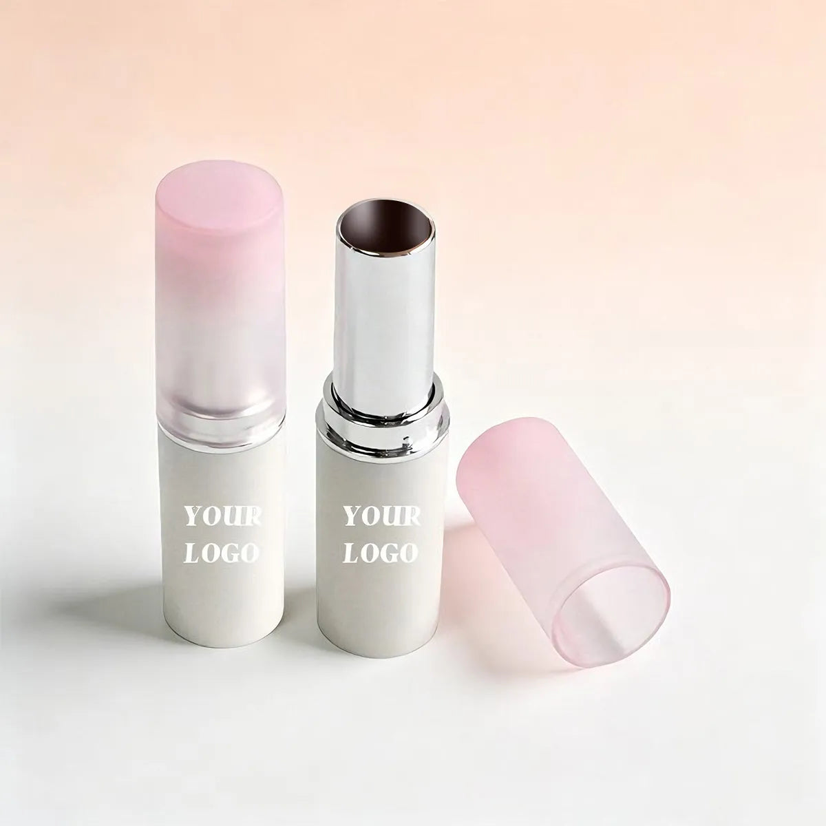 Kaiya foundation packaging design in pink packaging for liquid foundation containers