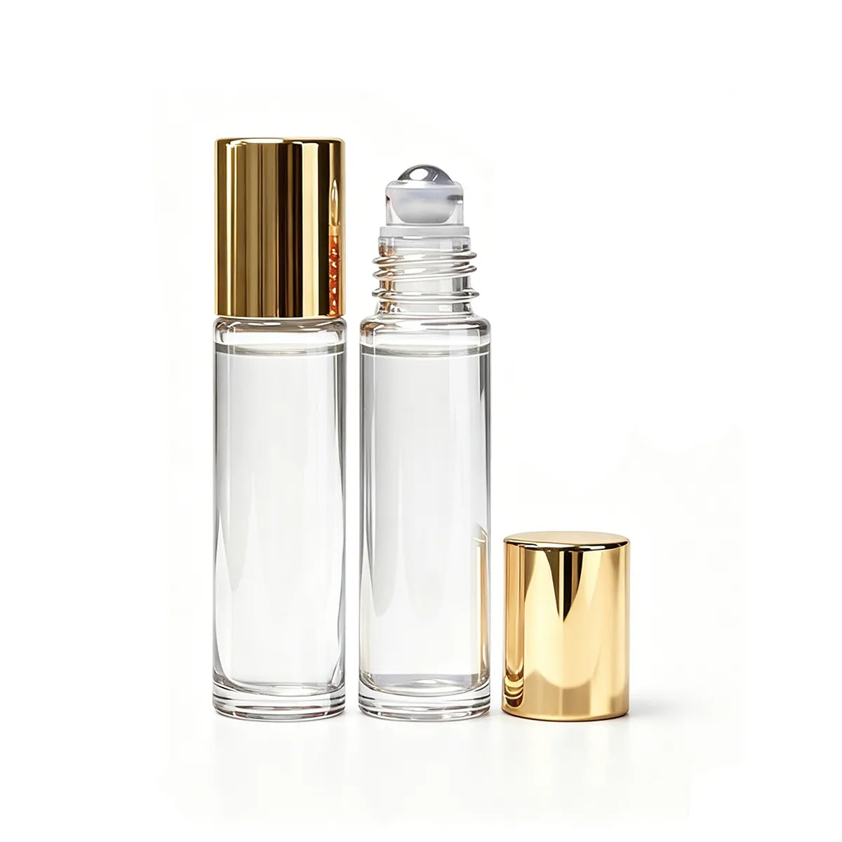 Kaiya lip oil roller container for clear lip oil packaging