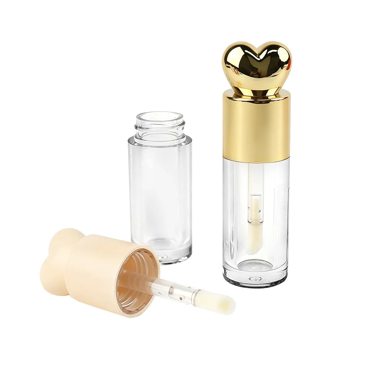 Kaiya liquid blush container style for liquid highlighter and shared face makeup packaging