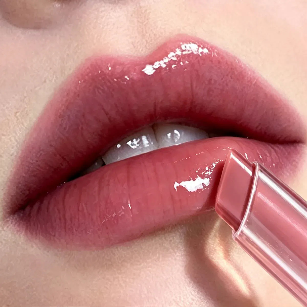 KAIYA moisturizing lipstick with smooth rosy color and a soft glossy finish