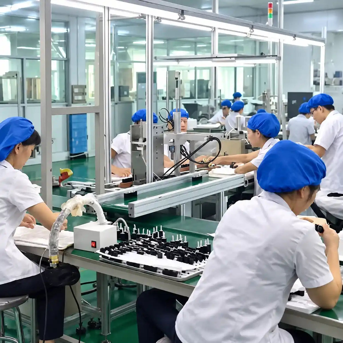 KAIYA OEM cosmetic packaging manufacturer assembly line for color cosmetic packaging components