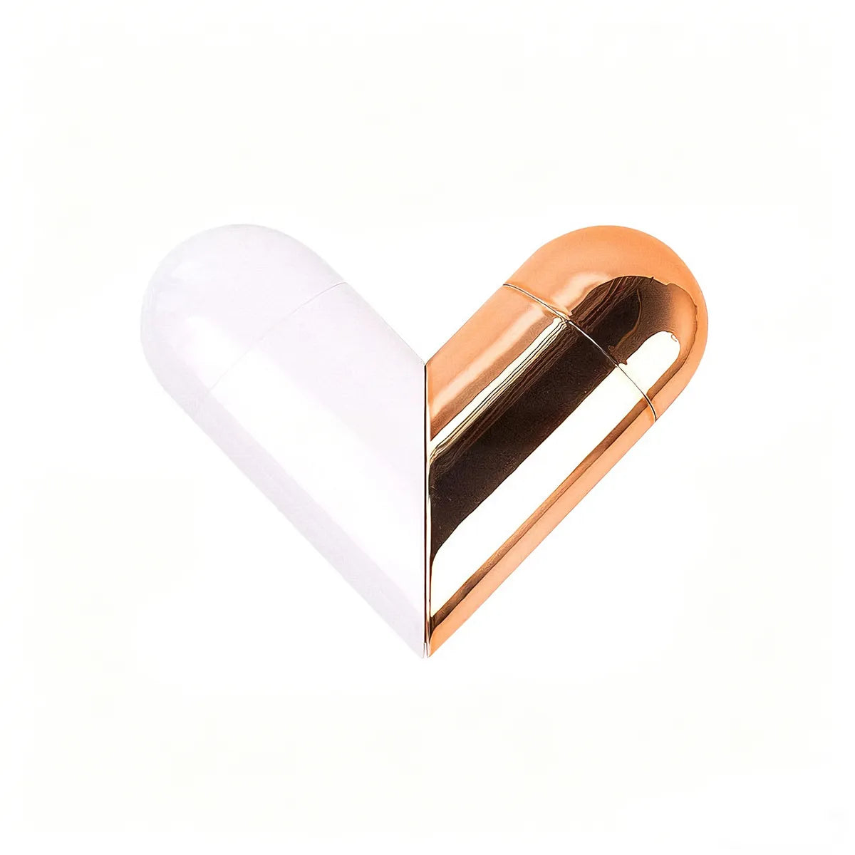 Plastic makeup containers in heart shape design by Kaiya