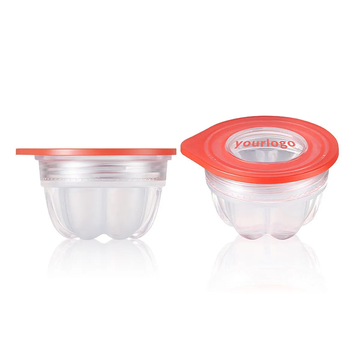 Kaiya lip scrub containers in small jar packaging for lip care products
