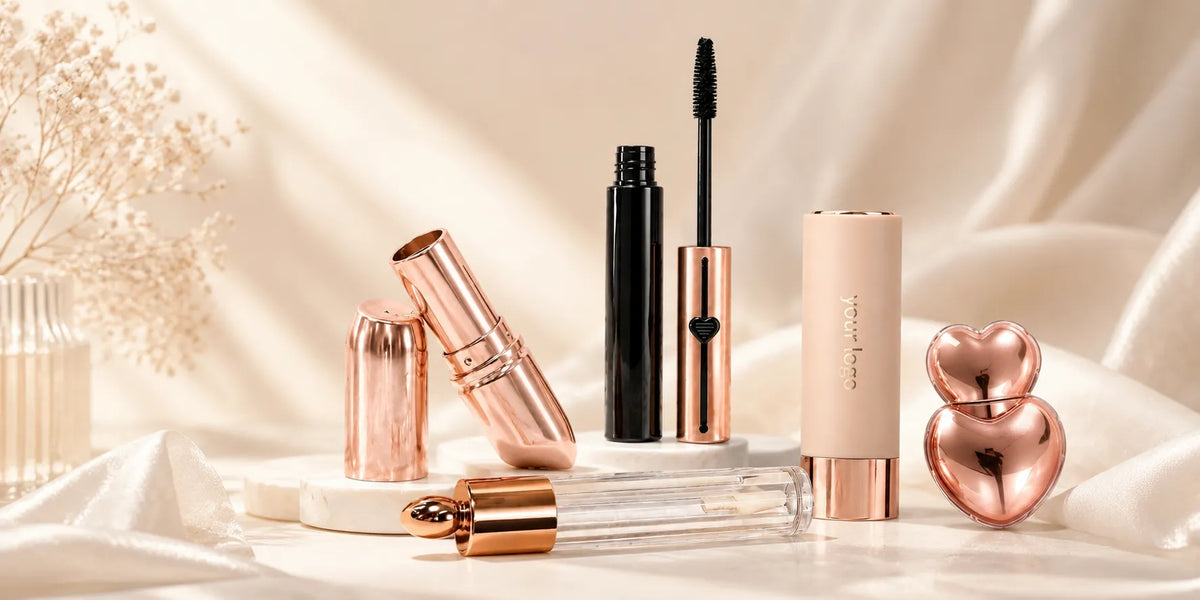 How to Use Rose Gold Cosmetic Packaging Across a Full Makeup Collection
