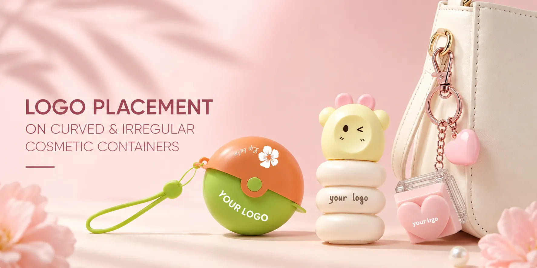 Where Should the Logo Go? Planning Decoration Areas on Curved and Irregular Cosmetic Containers