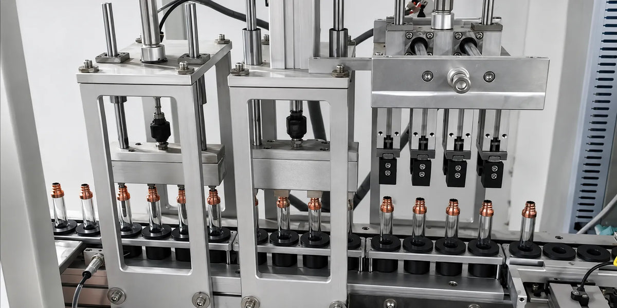 Cosmetics packaging manufacturers factory production line by KAIYA, showing cosmetic packaging production and assembly for color cosmetic containers.