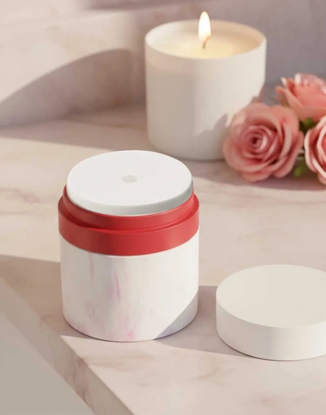 High-quality cosmetic jars for beauty brands, part of our comprehensive wholesale makeup containers collection.