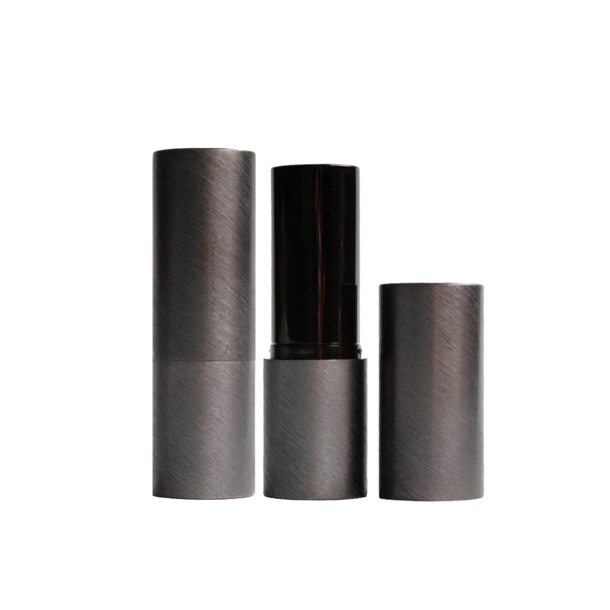 Aluminum cosmetic containers in matte stick packaging format by Kaiya