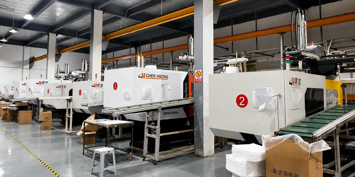 KAIYA cosmetic packaging manufacturers in China with injection molding machines for color cosmetic packaging production