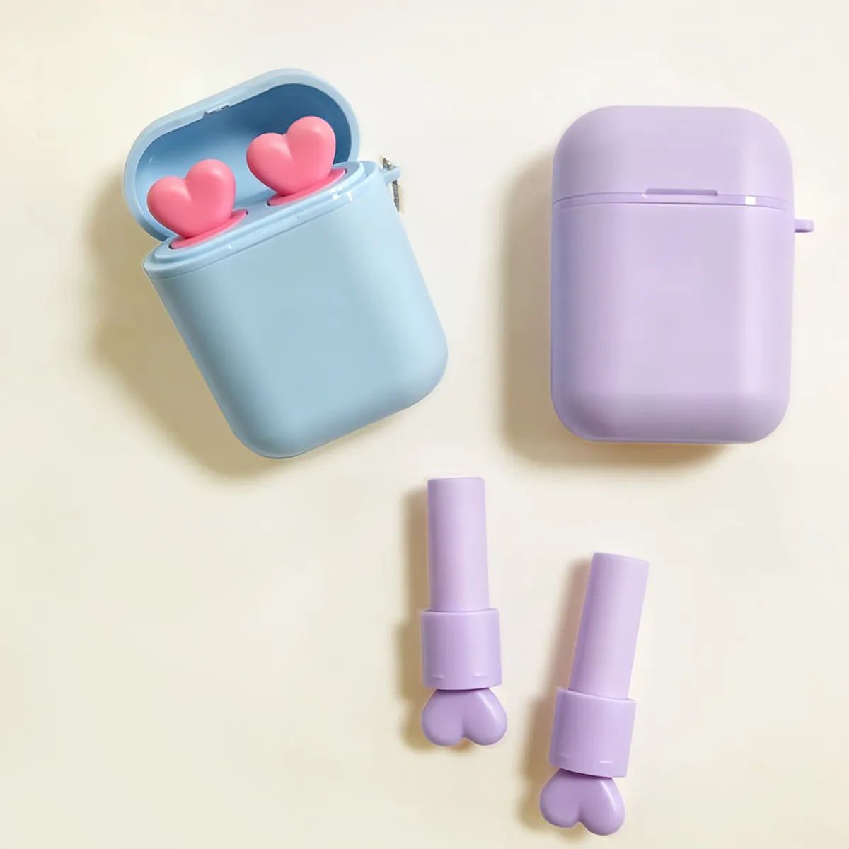 Kaiya custom empty lipstick tube with cute lipstick tubes in a double-head design for playful custom lipstick packaging projects.