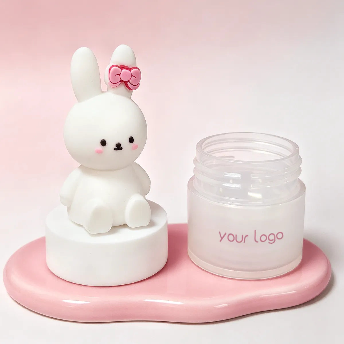 KAIYA custom lip gloss jars with creative themed shapes for distinctive cosmetic product identity