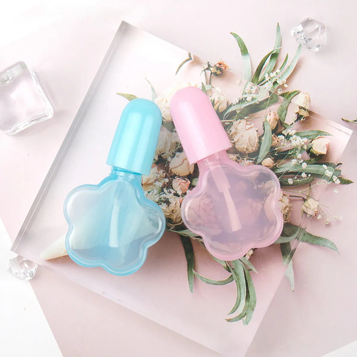 Kaiya custom nail polish bottles with clear nail polish bottle designs for transparent cosmetic packaging projects
