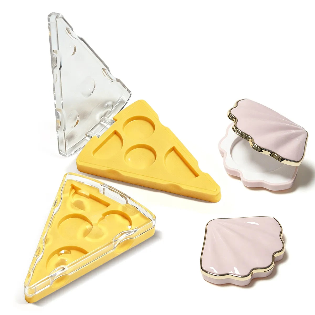 Kaiya cute blush packaging in novelty compact shapes for face makeup