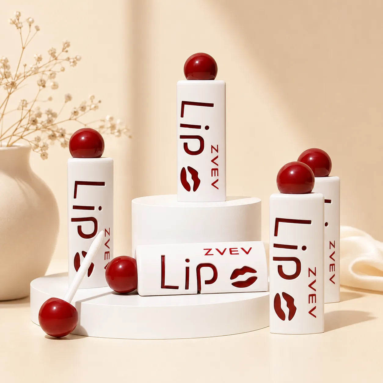 10ml empty lip gloss tubes by KAIYA for cosmetic brands, displayed as cute empty lip gloss packaging containers.