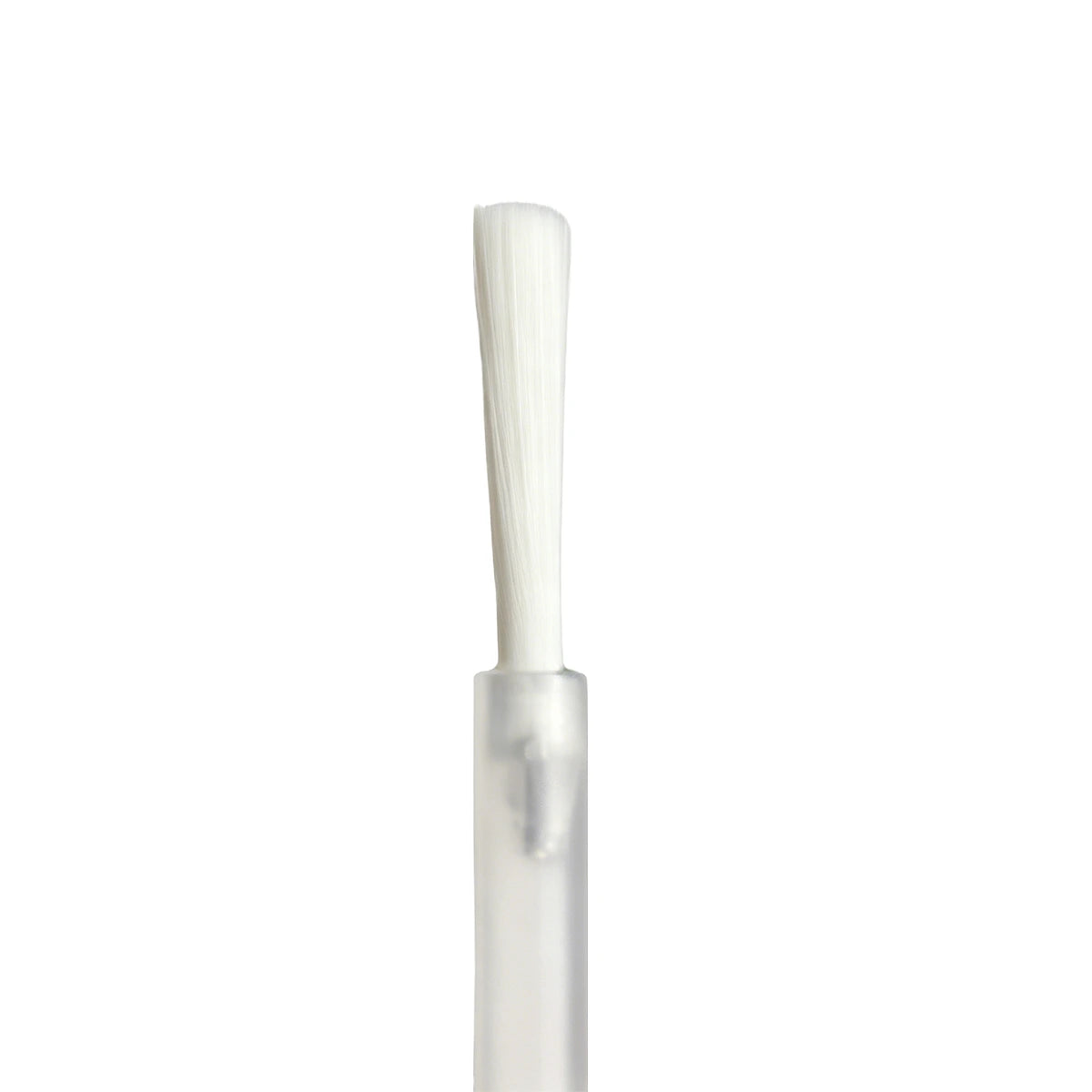 Kaiya empty nail polish bottle with brush closeup showing applicator detail
