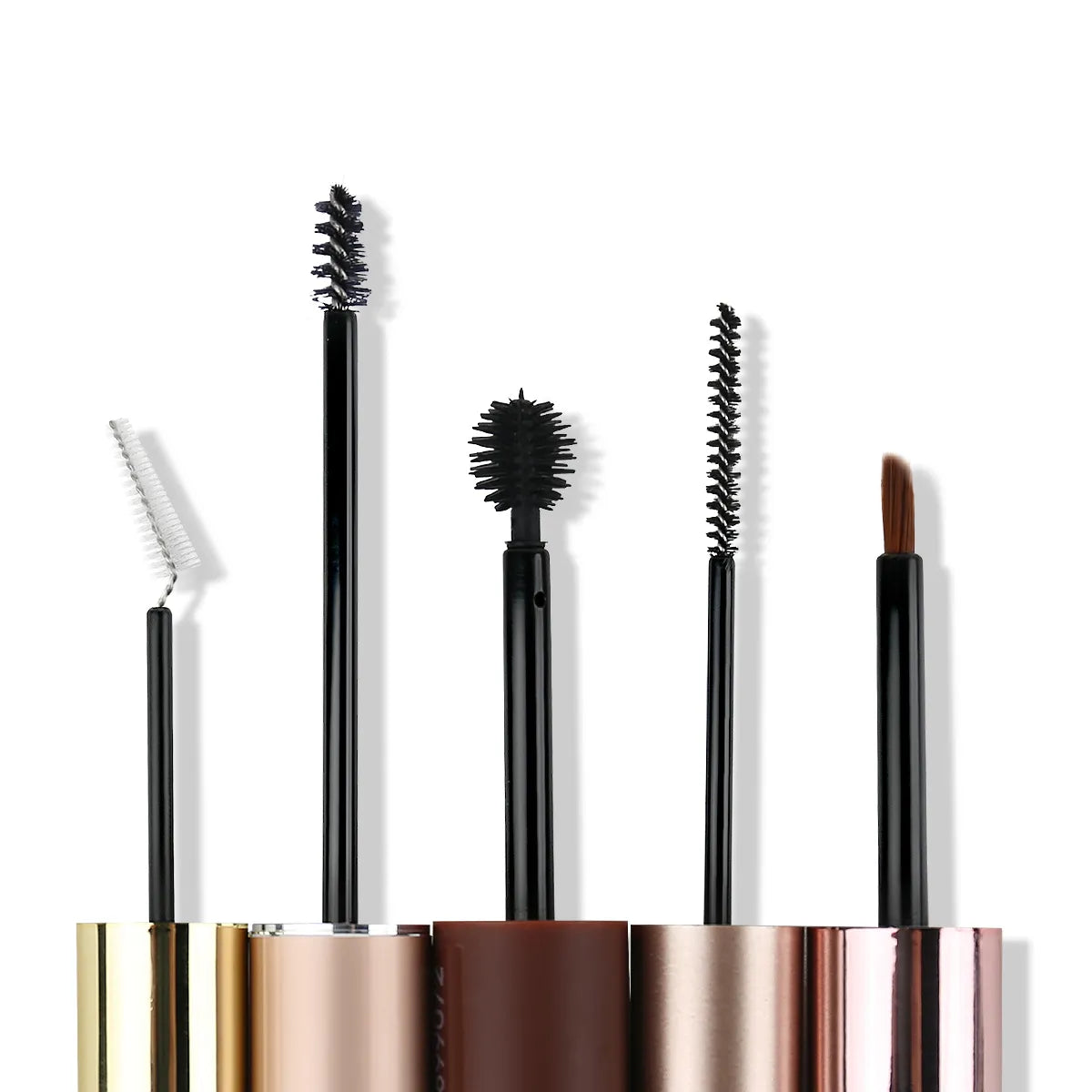 Kaiya eyebrow gel tube and eyebrow tube applicator options for brow product development