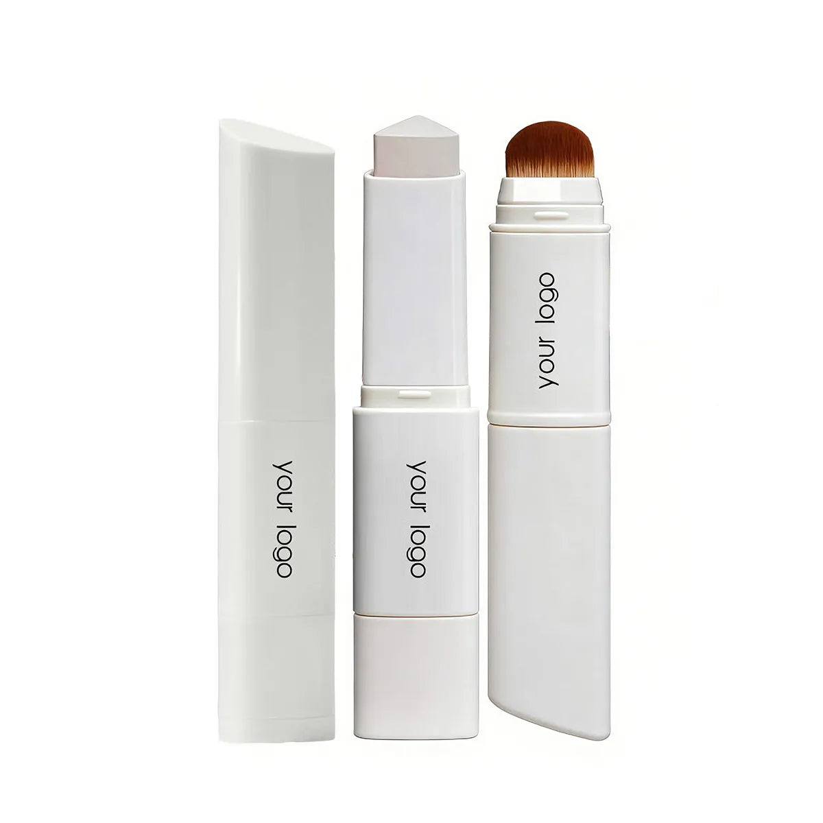 Kaiya foundation bottle with applicator and empty foundation bottle with wand for liquid makeup packaging