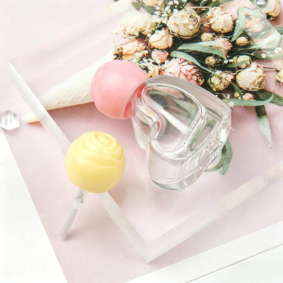 Kaiya heart shaped nail polish bottles for cute children friendly packaging
