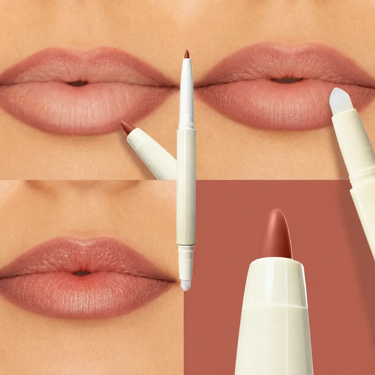 Kaiya lip liner pencil manufacturer developing solid lip liner formats with precision tips, blending tools and customizable shades.