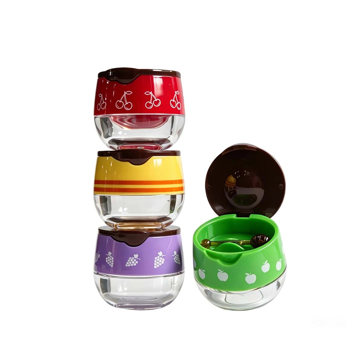 Lip mask jar packaging collection in multiple colors from Kaiya