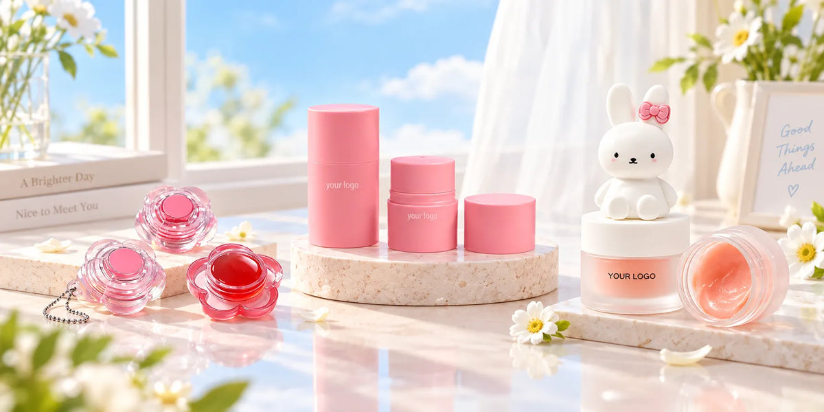 KAIYA lip mask manufacturer showcasing custom lip mask and private label lip mask packaging options for beauty brands.