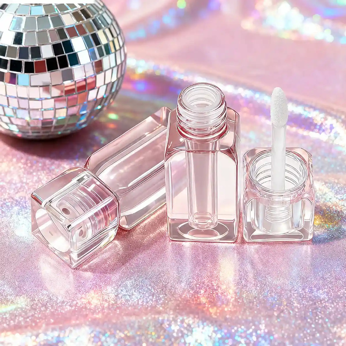 mini lip gloss container designed for compact filling capacity and portable products