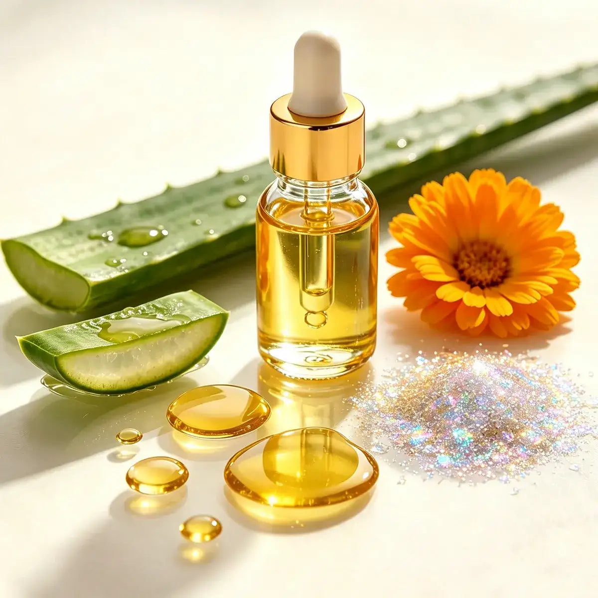 Aloe, calendula and plant oils evaluated by KAIYA, a natural lipstick formulation manufacturer.
