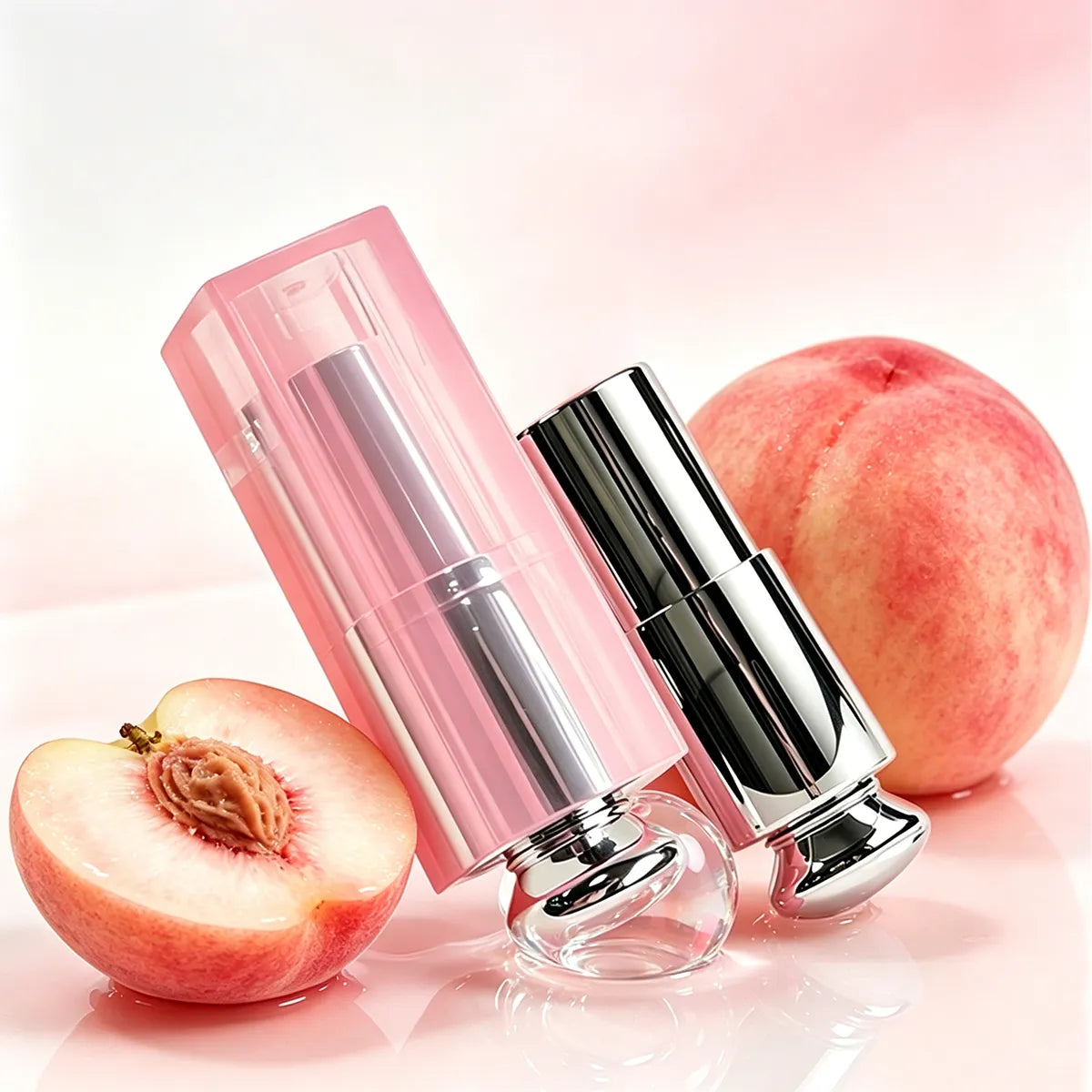 Kaiya pretty blush packaging with a pink stick container design for custom face makeup packaging.